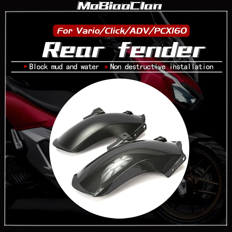 

For Honda ADV160 Vario160 Click 160 PCX160 Motorcycle Rear Wheel Extender Fender Mudguard Mud Flap Motocross Splash Guard