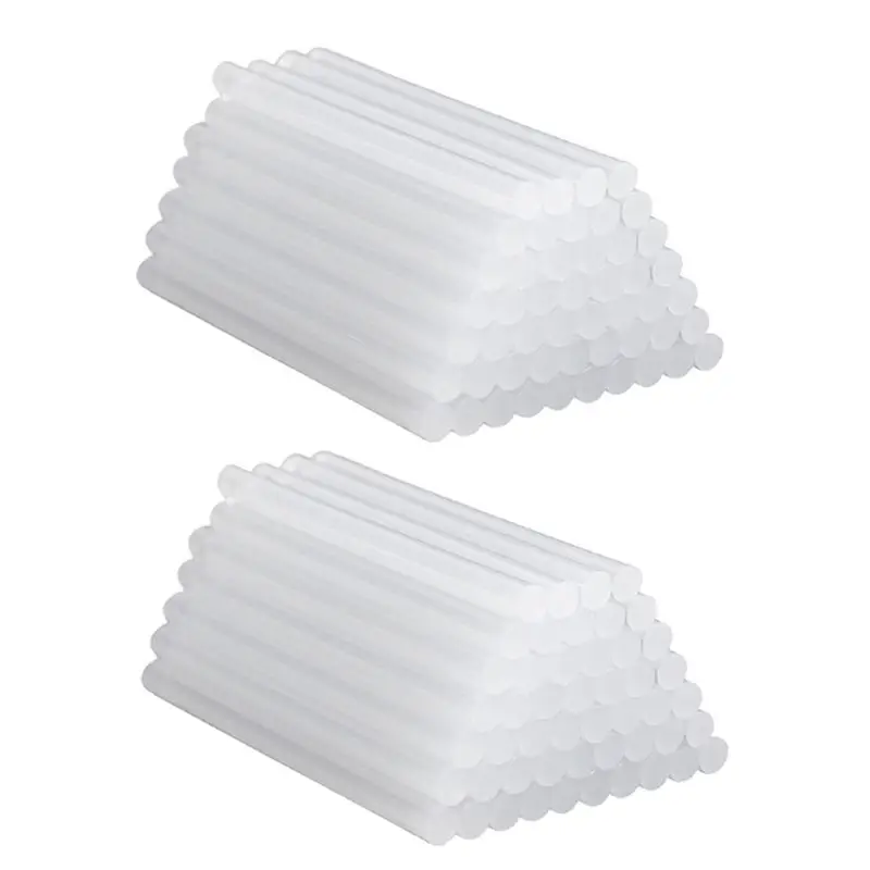 AC62-100Pcs Hot Melt Glue Sticks 7Mmx100mm Hot Glue Sticks Rod For Craft Album Repair Tools Hot Glue Sticks