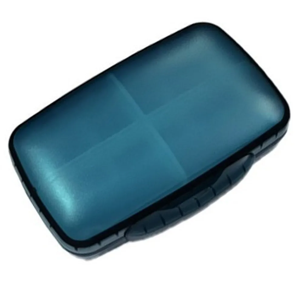 8 مقصورات علبة حبوب أسبوعية مقاومة للماء ومقاومة للرطوبة منظم حبوب السفر مزدوج الطبقات صندوق تخزين الأدوية القابل للفصل #1