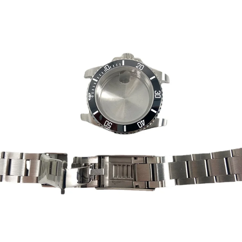 40mm Watch Case 2813 Set Watch Accessory Stainless Steel Sapphire Glass SUB Ceramic Ring Submariner for nh35 8215 2836 Movement