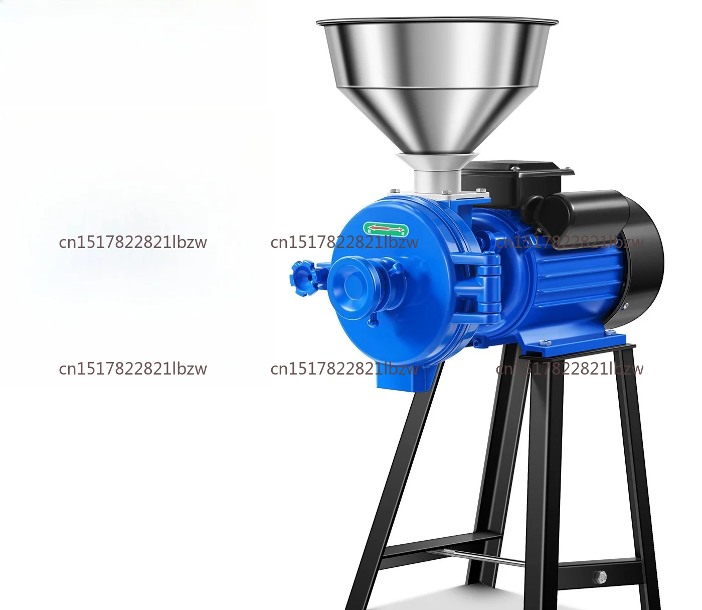Copper Stepless Motor Grain Grinder 3000W/3500W 220V Dry Wet Dual Use Household Small Commercial Superfine Feed Mill