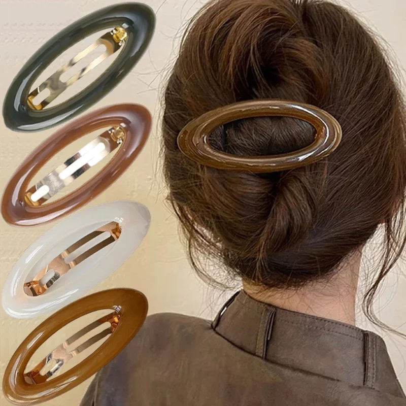 

Korean Big Spring Hair Claw Clips Women Metal Jelly Ponytail Holder Hairpin Barrettes Fashion Girls Hair Accessories Hairgrip