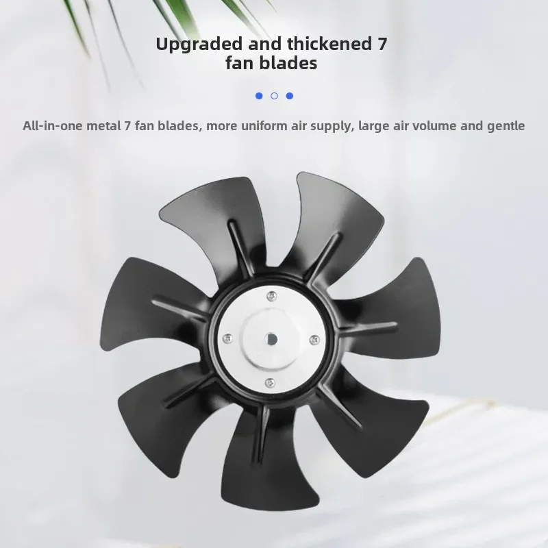220V High-Efficiency Kitchen Flip Exhaust Fan with Strong Ventilation, Ideal for Renting, Simple Oil Fume Removal