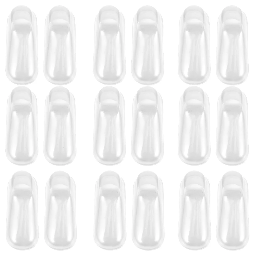 

40Pcs Toddler Feet PVC Shoe Supports Transparent Durable Shoe Form Inserts for Baby Socks Display Toddler Feet Model