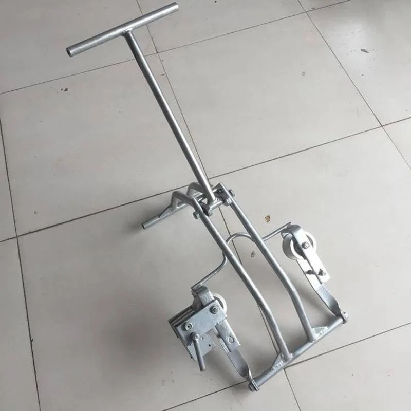 Aluminum insulated flying car Live operation Folding single-wire bicycle line inspection Wire flying car