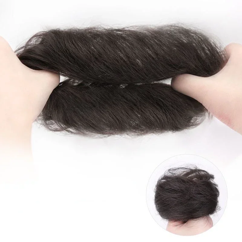 Women Fluffy Bun Invisible Seamless Natural Bun Braiding Hair Ring Ponytail Decoration Women Girls Hair Tie Hair Braids Styling