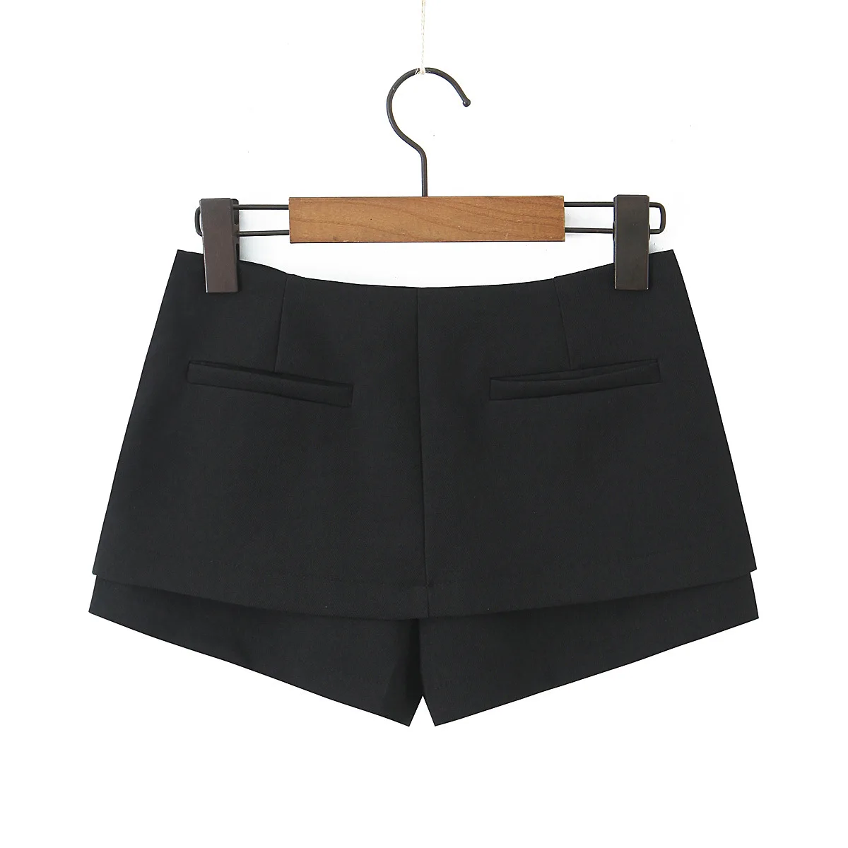 Early Spring New Style Simple Fashion Casual Button Split Suit A-line Skirt Pants Half Skirt For Woman Elegant Pure Desire M6W4