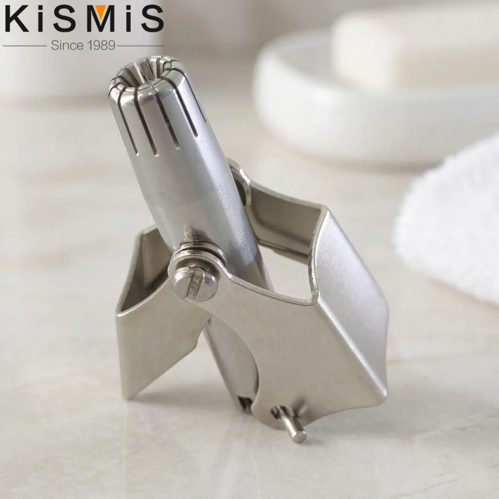 Stainless Steel Manual Nose Trimmer for Men Ear Hair Shaver Facial Grooming Tool Washable Device High Quality