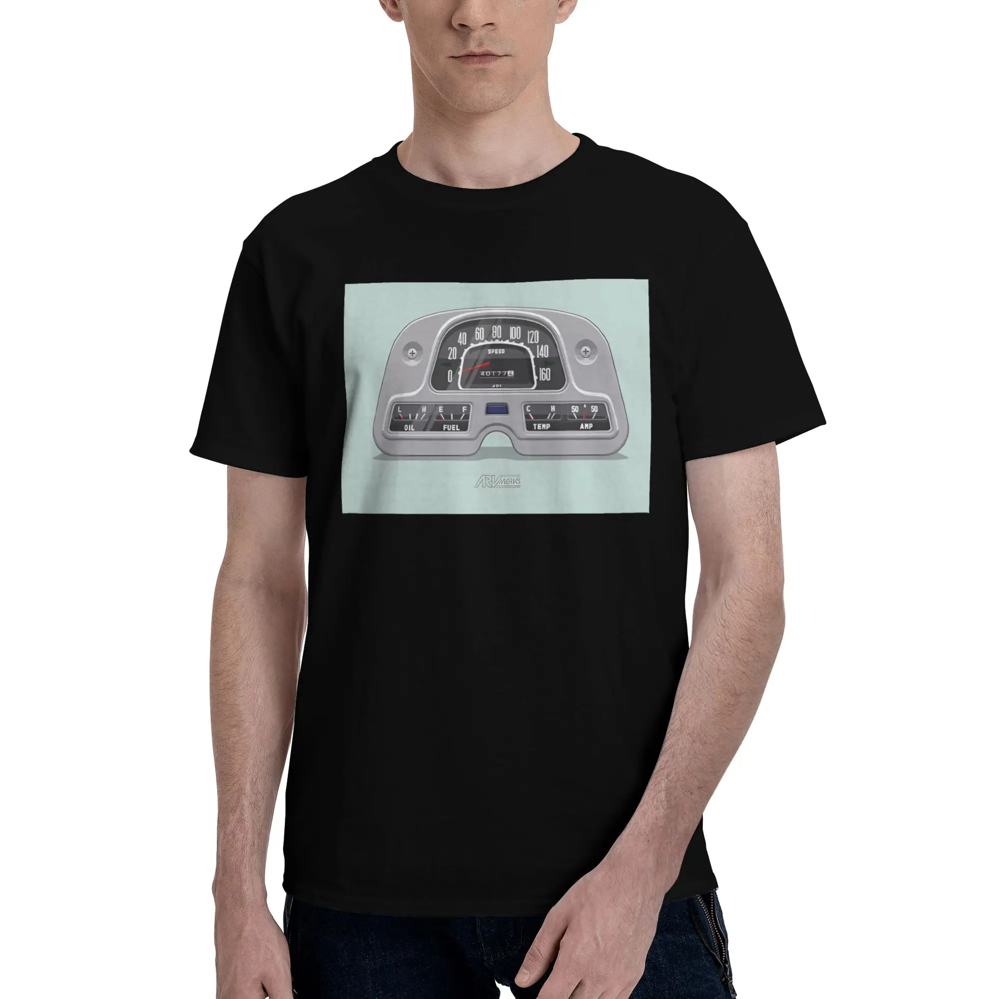LAND CRUISER FJ40 series Instrument Panel Unisex Reversible T-shirt Street Vibe Cotton Tee
