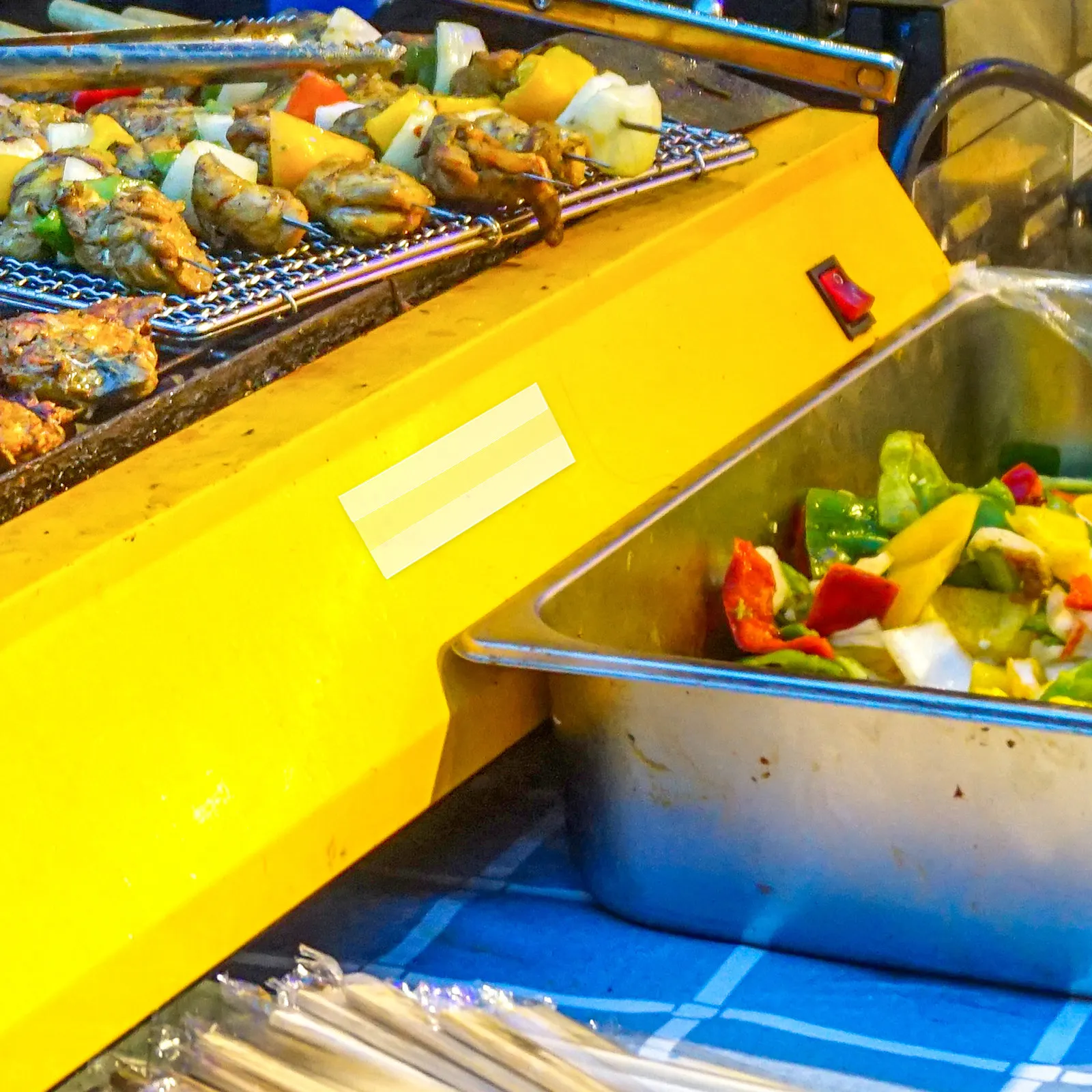 

10Pcs Clear PVC Price Tag Holders Transparent Reusable Flat Adhesive Label Covers for Retail Shelf Display and Signage