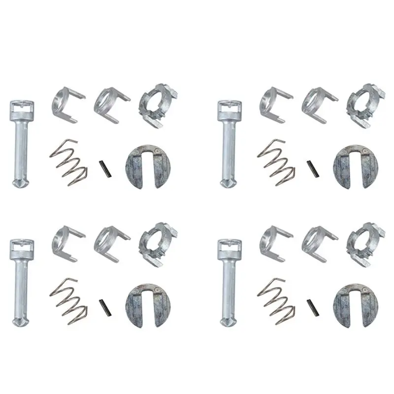 4X For BMW E46 3 Series Door Lock Cylinder Repair Kit Front Right Driver Side Osf