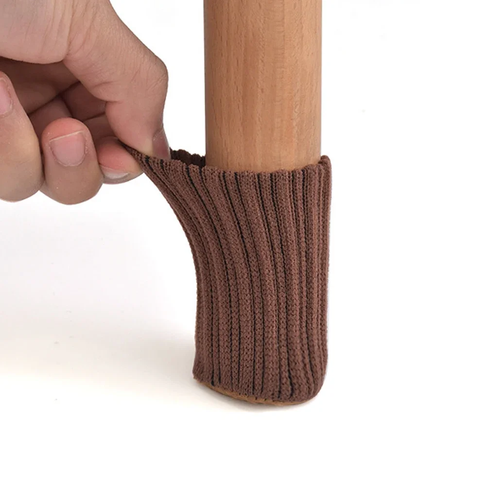 Chaussettes pour Pieds de Table et Tabouret en Feutre, Couvre-Pieds de Chaise, Protecteurs de Sol pour Meubles Non ALD Muet, 4 Pièces