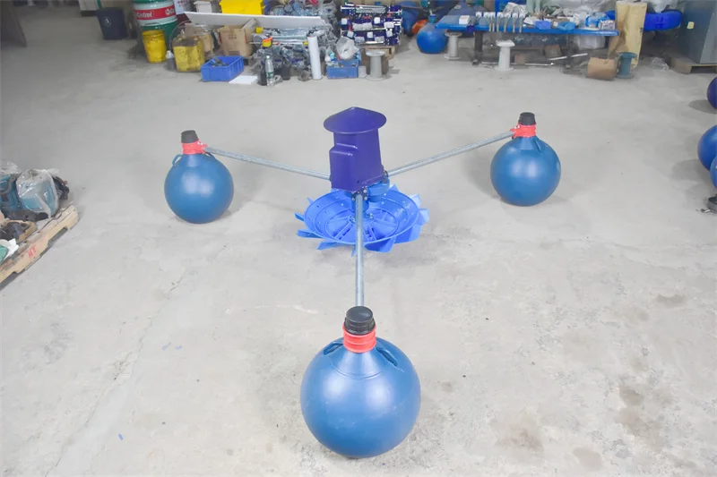 Solar Powered Floating Pond Aerator Impeller Pump New Gearbox Oxygen Machine Permanent Magnet Synchronous Motor Core Engine view 3