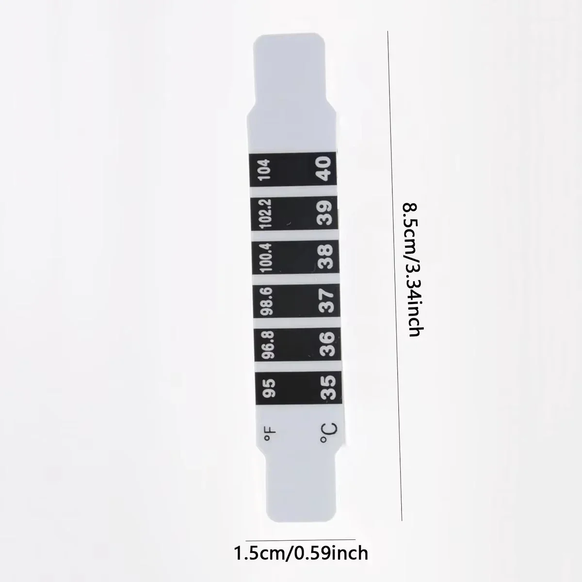 10/20 قطعة الجبين شريط رأس ميزان الحرارة الماء الحليب ميزان الحرارة حمى الجسم الطفل الطفل طفل اختبار درجة الحرارة ملصق رعاية الطفل