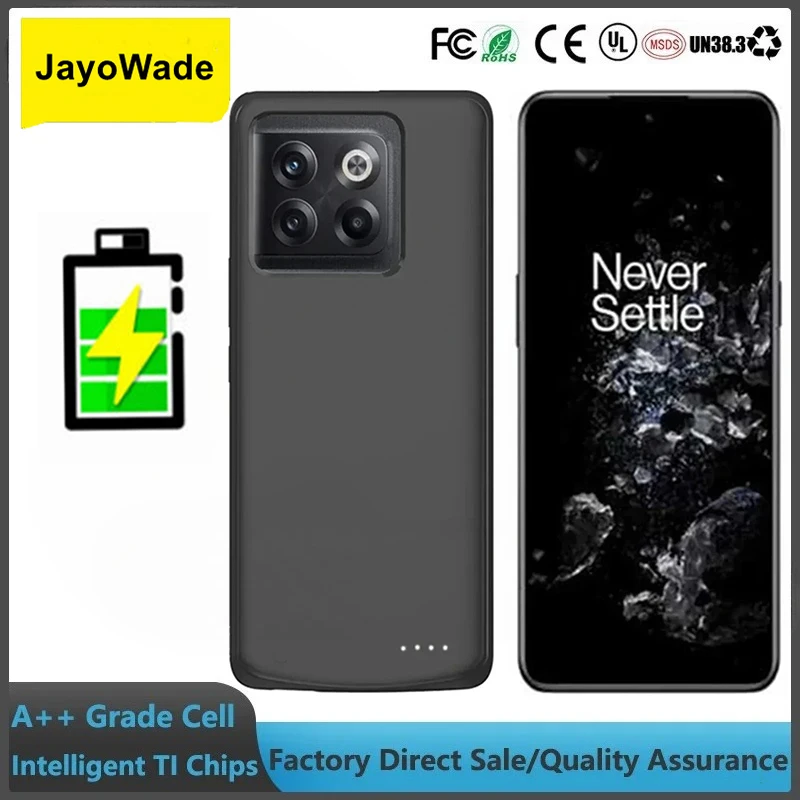10000mAh New Power Case for OnePlus 10 pro 10T 12 13 14 pro Battery Charger Power Bank Cover Compatible with For OnePlus 14 pro