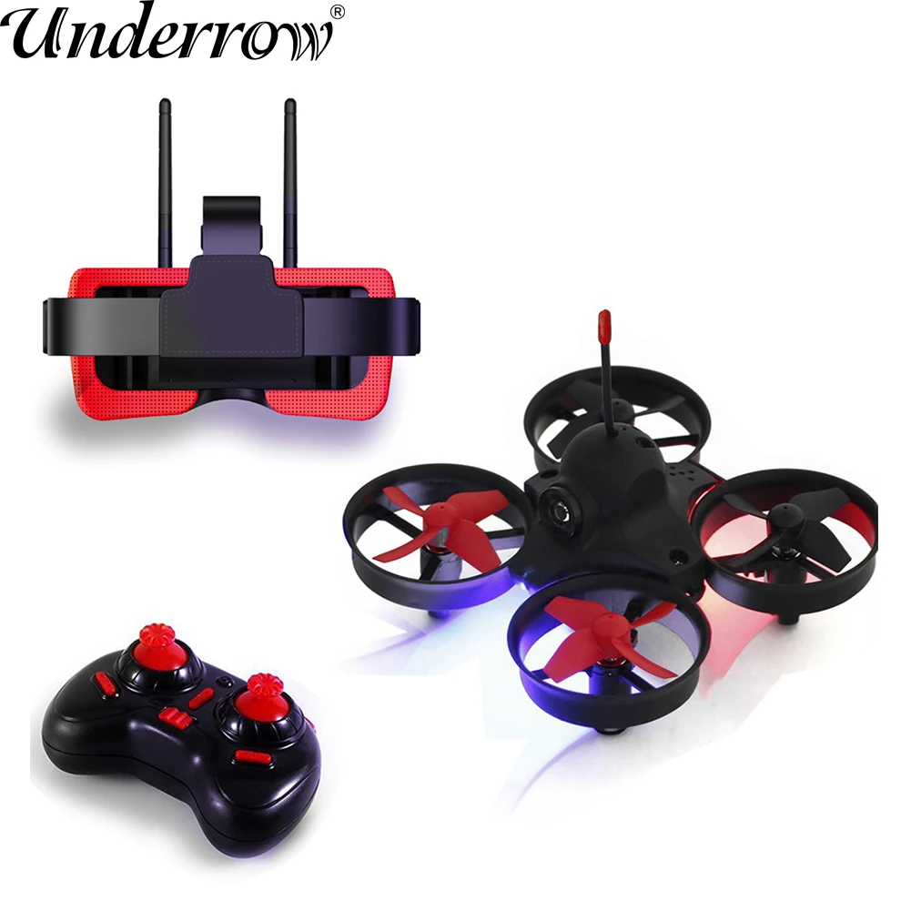 RTF Micro FPV RC Racing Quadcopter Toys w/ 5.8G S2 800TVL 40CH fotocamera/3 pollici LS-VR009 FPV occhiali VR Drone