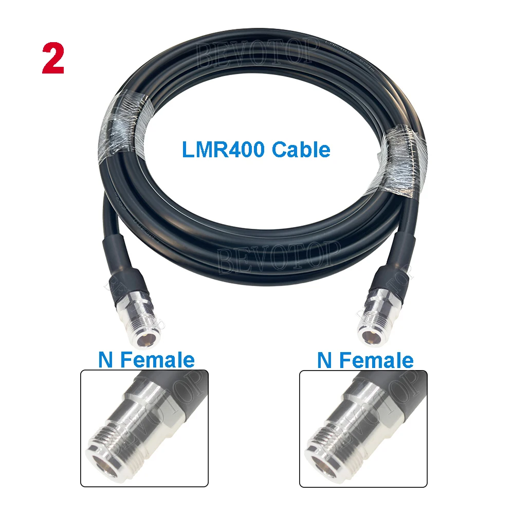 1PCS N Type Man-vrouw LMR400 Jumper Pigtail Radio WIFI Coaxiale Kabel voor 4G LTE Mobiele versterker Mobiele Telefoon Signaal Booster