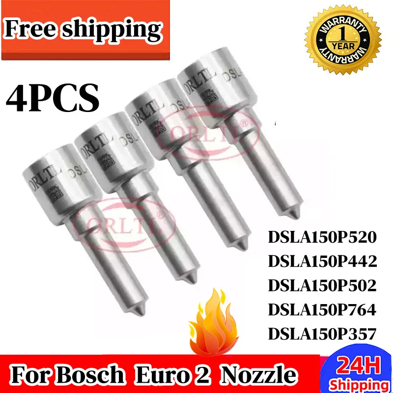 HOT DSLA150P520 DSLA150P442 Diesel DSLA150P502 DSLA150P764 High quality Nozzle DSLA150P357 For BOSCH 4PCS Discount ORLTL