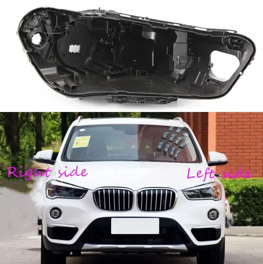 

Headlight Base For BMW X1 2015 2016 2017 2018 Headlamp House Car Rear Base Front Auto Headlight Back House