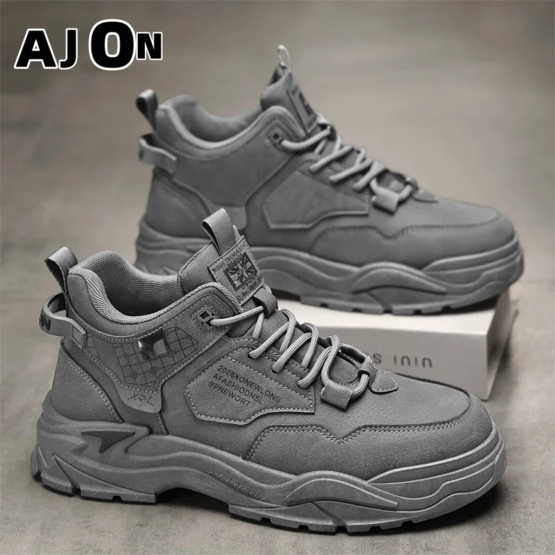 

Осень/зима 2025: Новая мужская рабочая обувь. Обувь по страхованию труда, повседневная обувь, кроссовки и высокие молодежные туфли для мужчин.