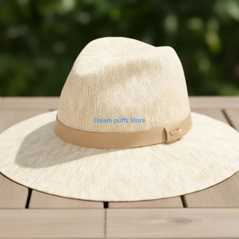 50LE Unisex Foldable Fedoras Hat Breathable Polyester Knit Hat For Different Occasion