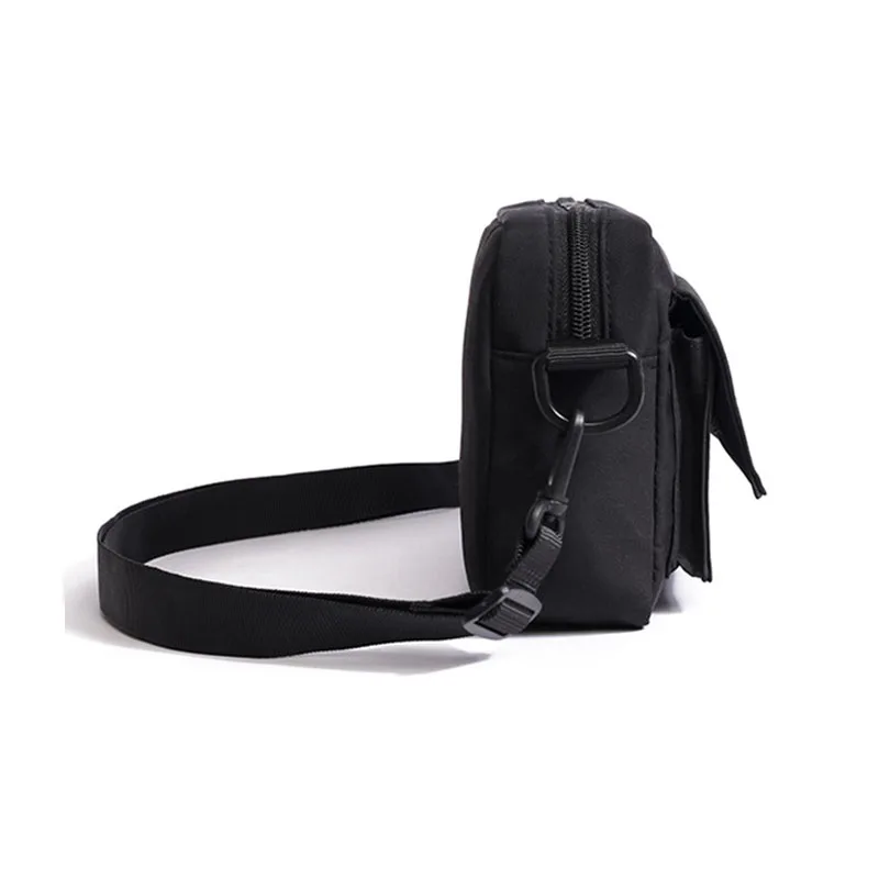 Minimalist Black Shoulder Bag Retro Male Nylon Crossbody Bags Men\'s Small Messenger Bag for Men Suitable for Daily Use