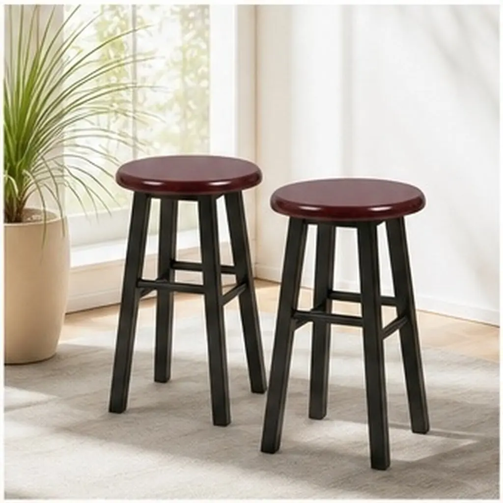 Solid Wood Round Seat Replacement for DIY Chair Repair – Home Bar Restaurant Stool Fix