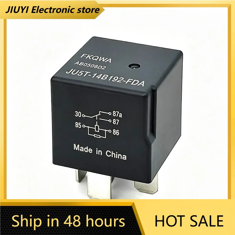 DC12V 5Pins Automotive Relay JU5T‑14B192‑FDA Replacement Multi‑Purpose Car Power Switch Relay