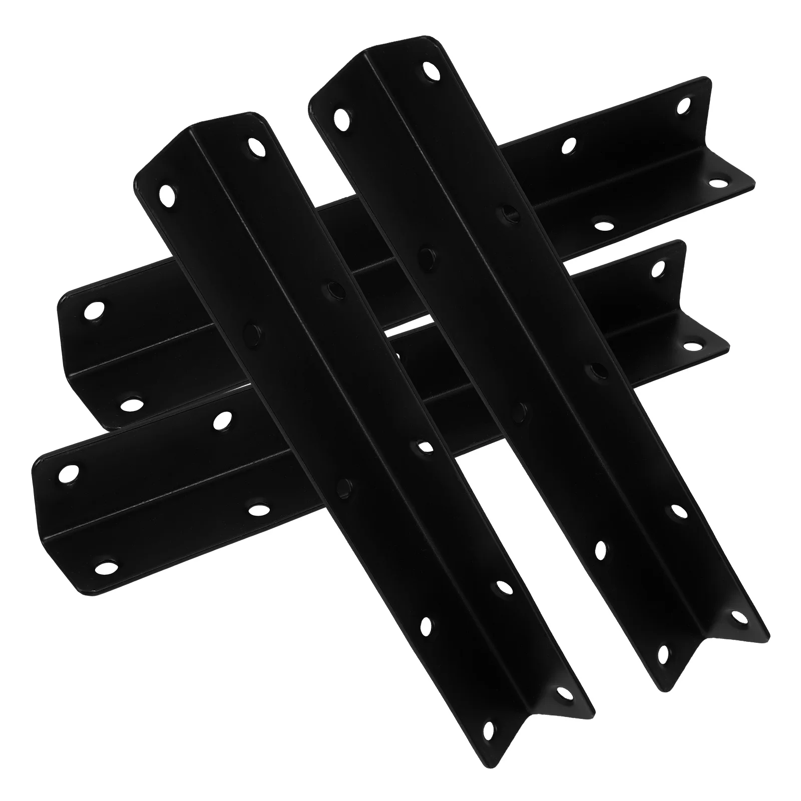 

Code Furniture Brackets Stainless Steel Black Heavy Duty Long Size 90 Degree Right Angle Shelf Bracket Metal Hardware