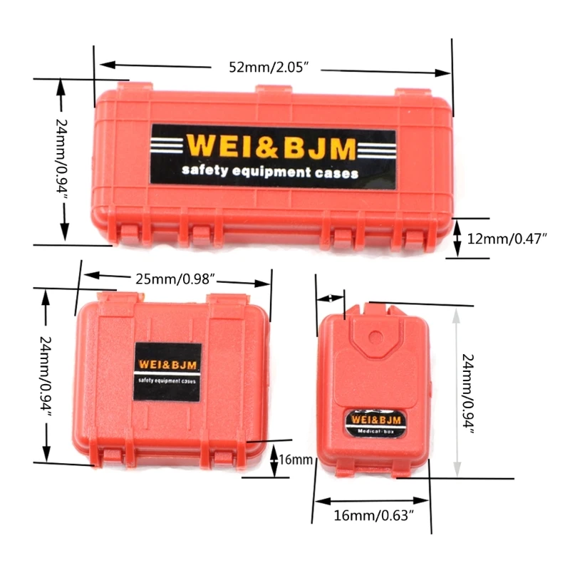 Mini estintori in telecomandata Accessori decorativi per accessori per auto cingolati 1/18 TRX4M SCX24