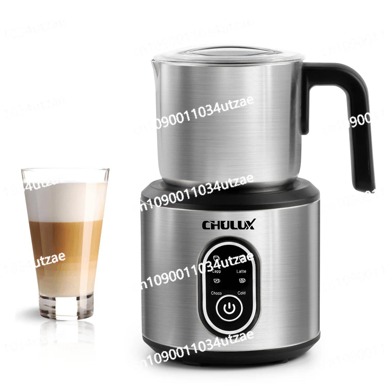 Automatic Hot and Cold Milk Foam Machine Household Small Coffee Machine Electric Milk Frother Automatic Milk Foam Pot Split