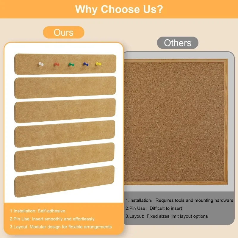 Romantic Message Board Self-Adhesive Soft Felt Bulletin Board Message Board, Blackboard Bulletin Board, Decoration Message Board - view 5