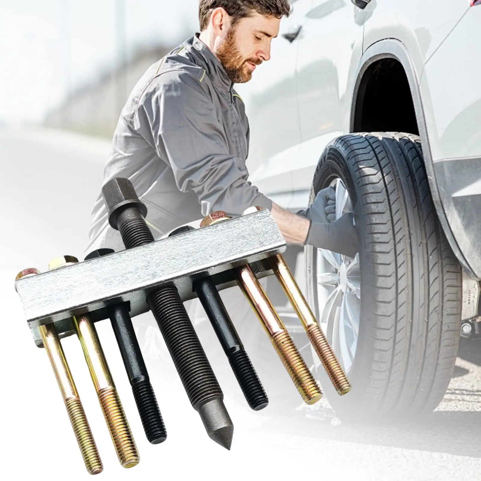 

Adjustable Pulley Puller Non-Slip Grip Hand Tool Crankshaft Flywheel Extractor Remover for Car Truck Sedan Pickup SUV AC Repair