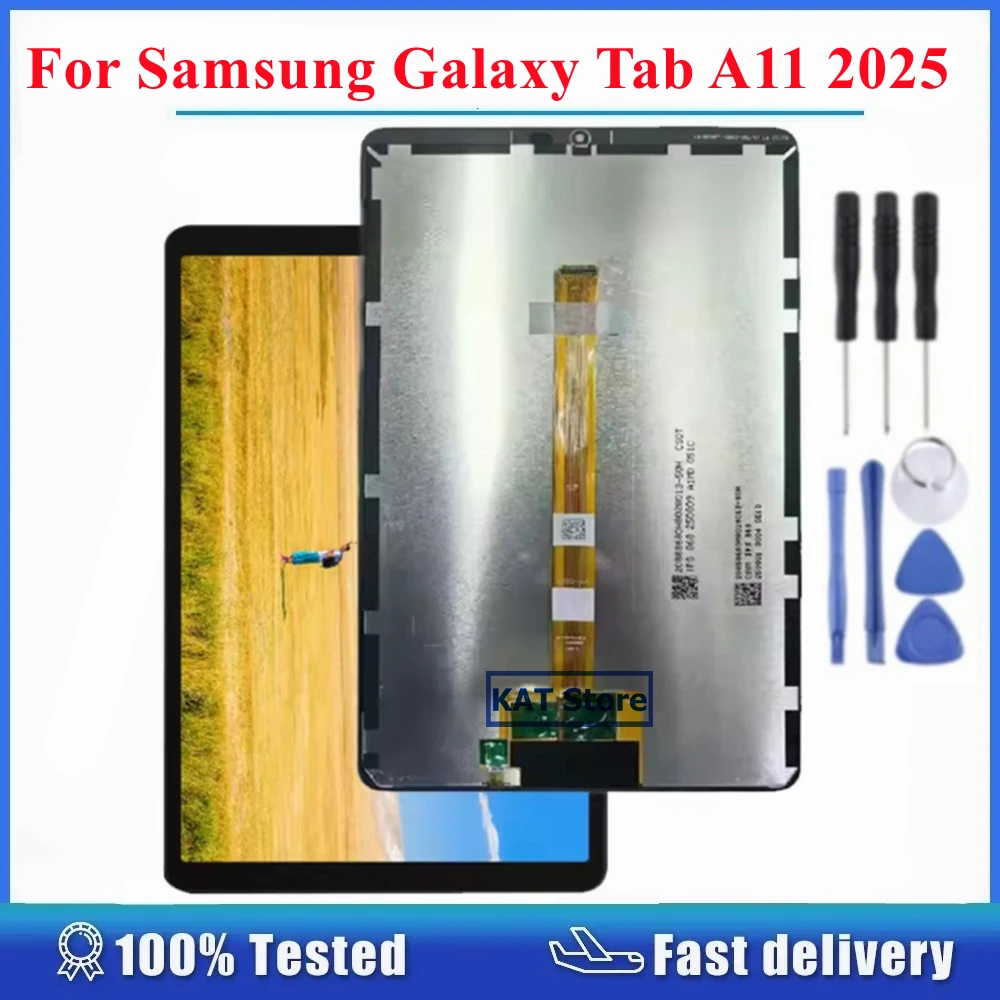 

Compatible For Samsung Galaxy Tab A11 8.7'' 2025 SM-X133 X133 X135 LCD Display Screen Touch Digitizer Full Assembly Replacement