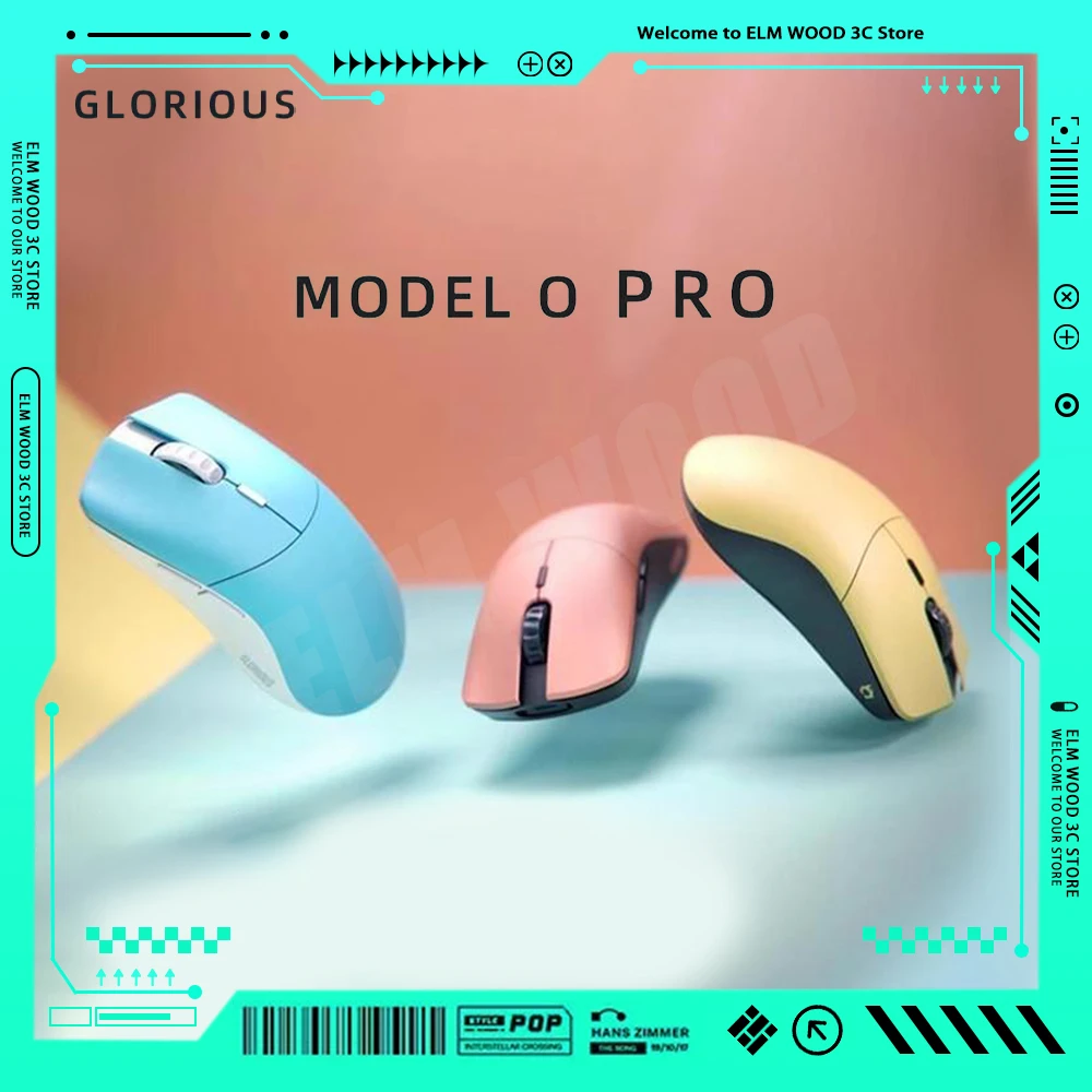 

Glorious Model O Pro Wireless Mouse Lightweight 2.4g E-sports Gaming Mouse Bamf Sensor Ergonomics Pc Gamer Accessoy Office Gifts