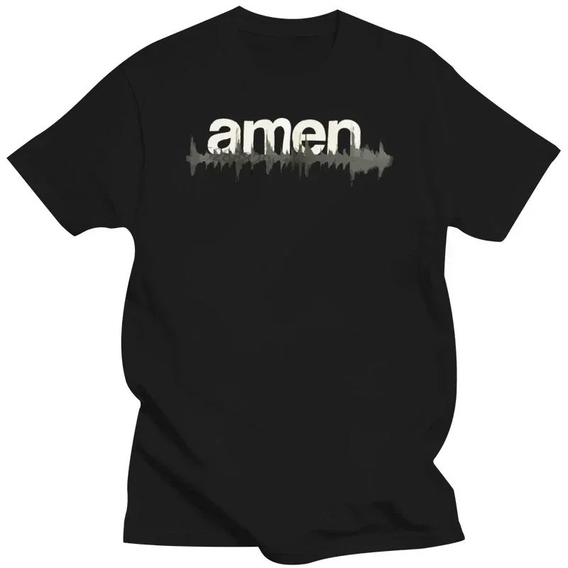 Amen WAV file 808 Drum and Bass n Synth Music Producer Dubstep Round Neck 100% cotton tee shirt tops wholesale tee DJ T Shirt