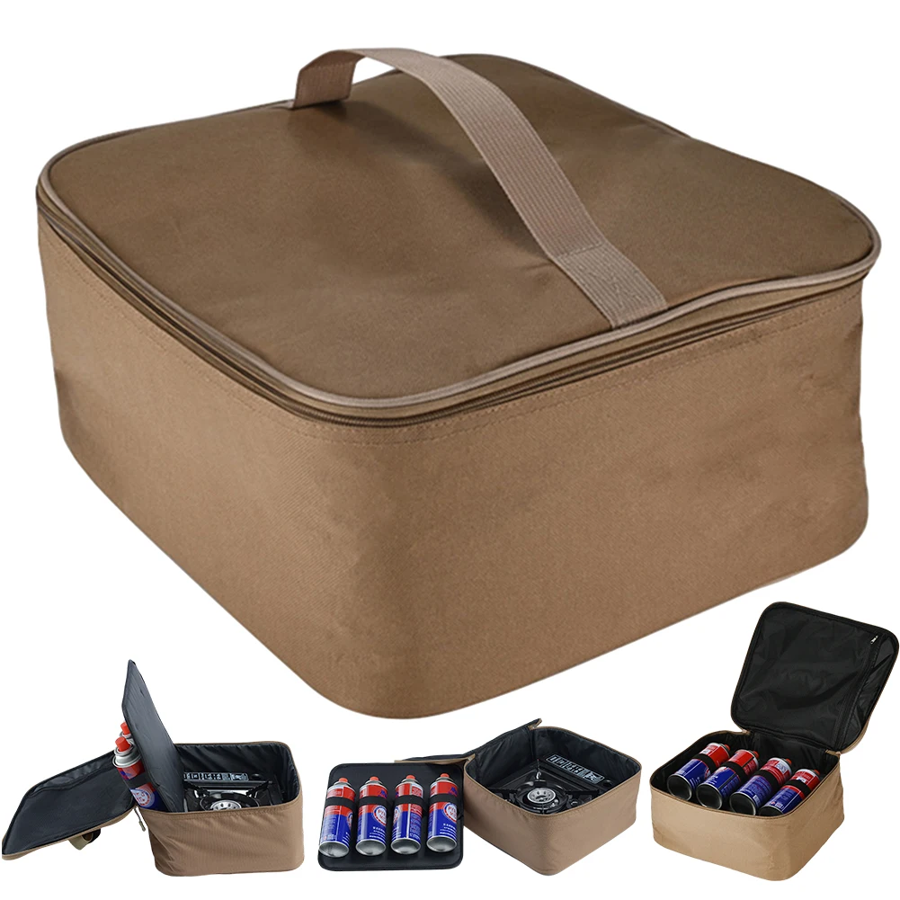 Camping Supply Storage Handbag Oxford Cloth Cookware Utensils Organizer Versatile Wear for Outdoor Camping Picnic