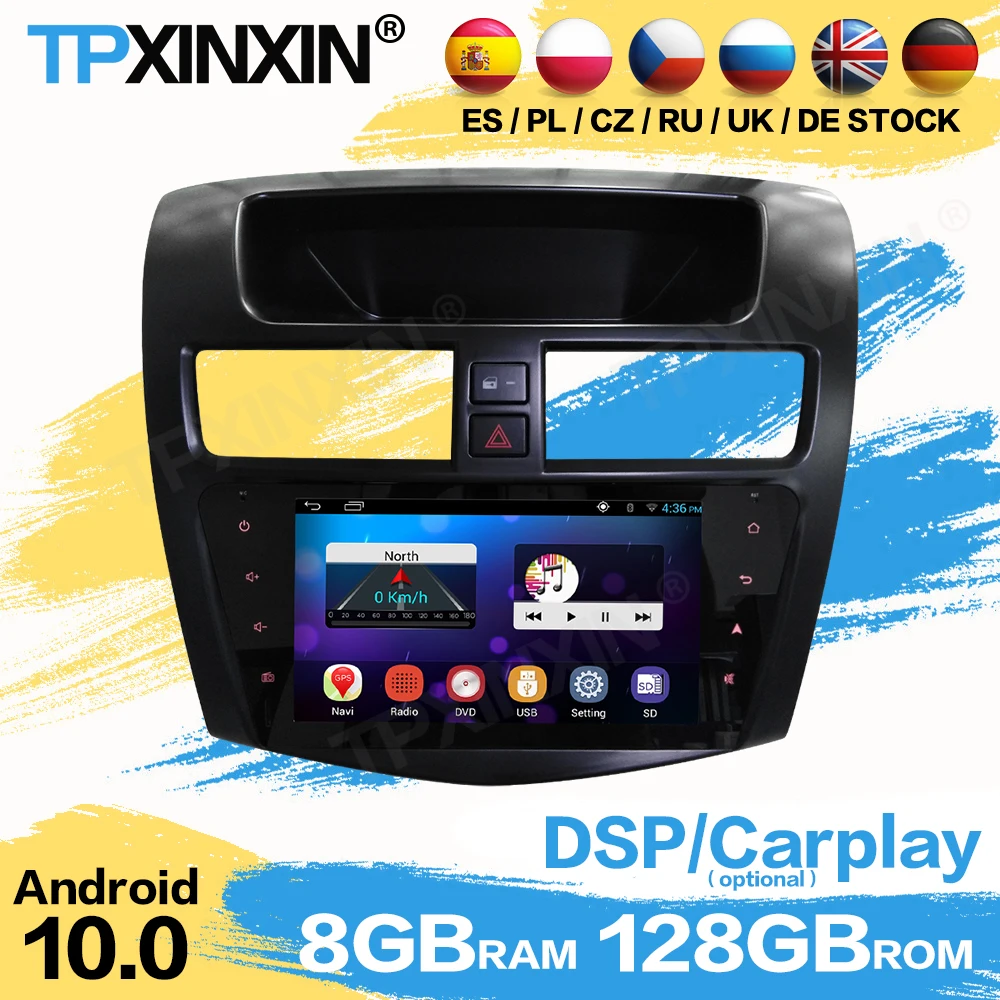 Android 10 Radio Coche With Bluetooth Carplay For Mazda BT50 2012 2013 2014 2015 2016 2017 2018 2019 Automotive Multimedia Unit