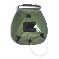 Easy To Use Foldable Solar Shower Bag 20L Portable Outdoor Bathing Bags Water Storage Solar Heating Water Shower Bags Traveling