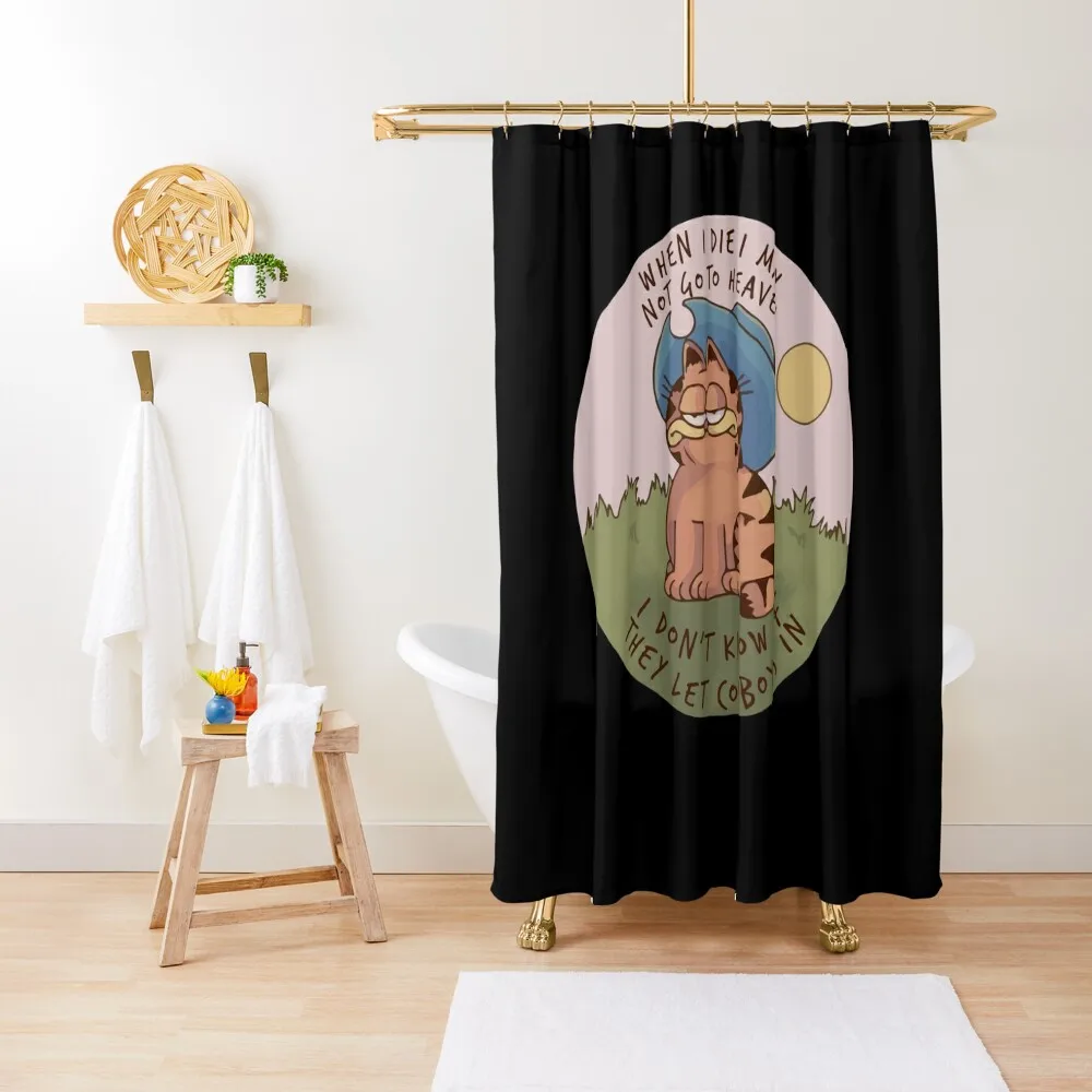 

when i die i may cat comic Shower Curtain In The Bathroom Cover For Shower Curtain