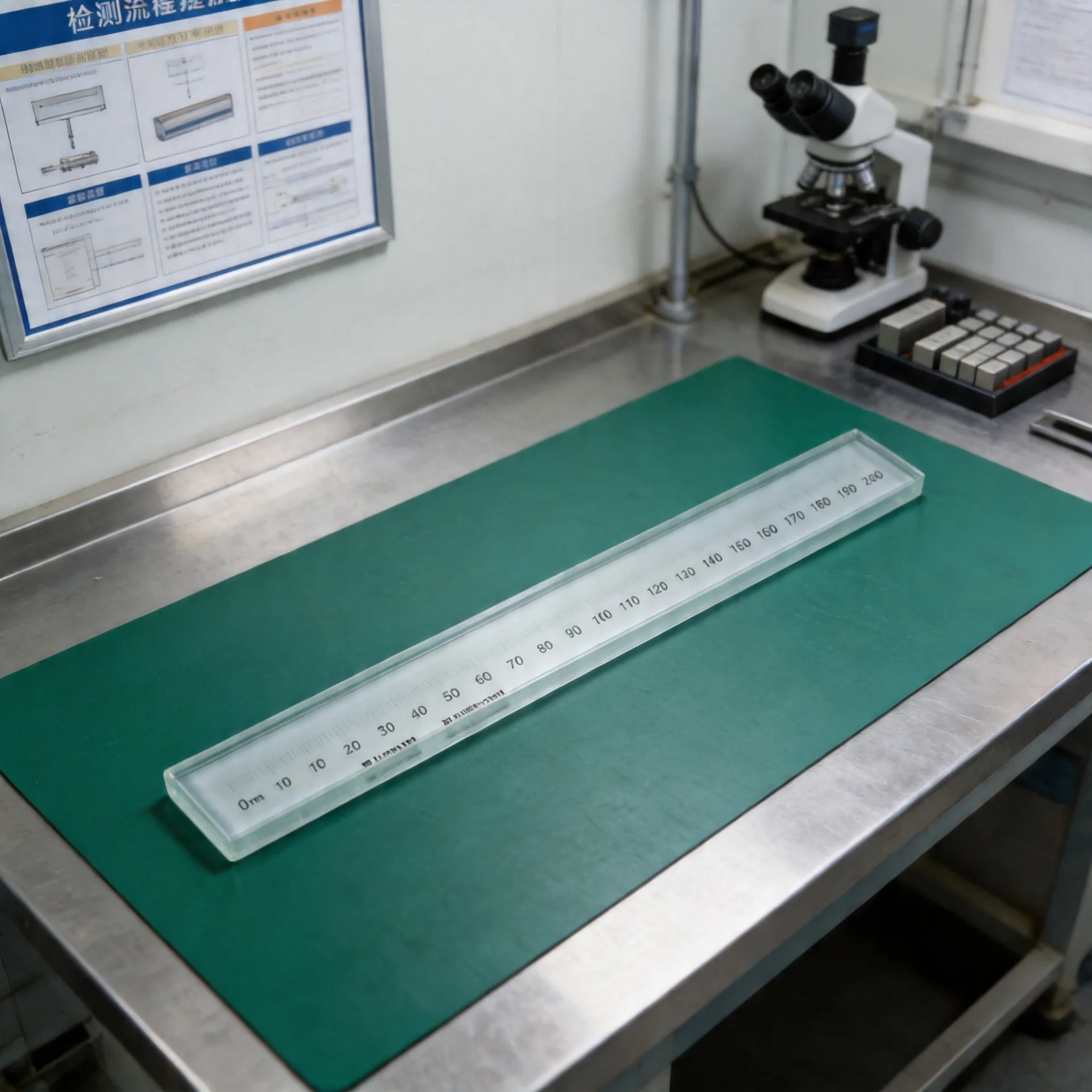 Image measuring instrument Calibration ruler Standard Optical measuring instrument 500mm precision