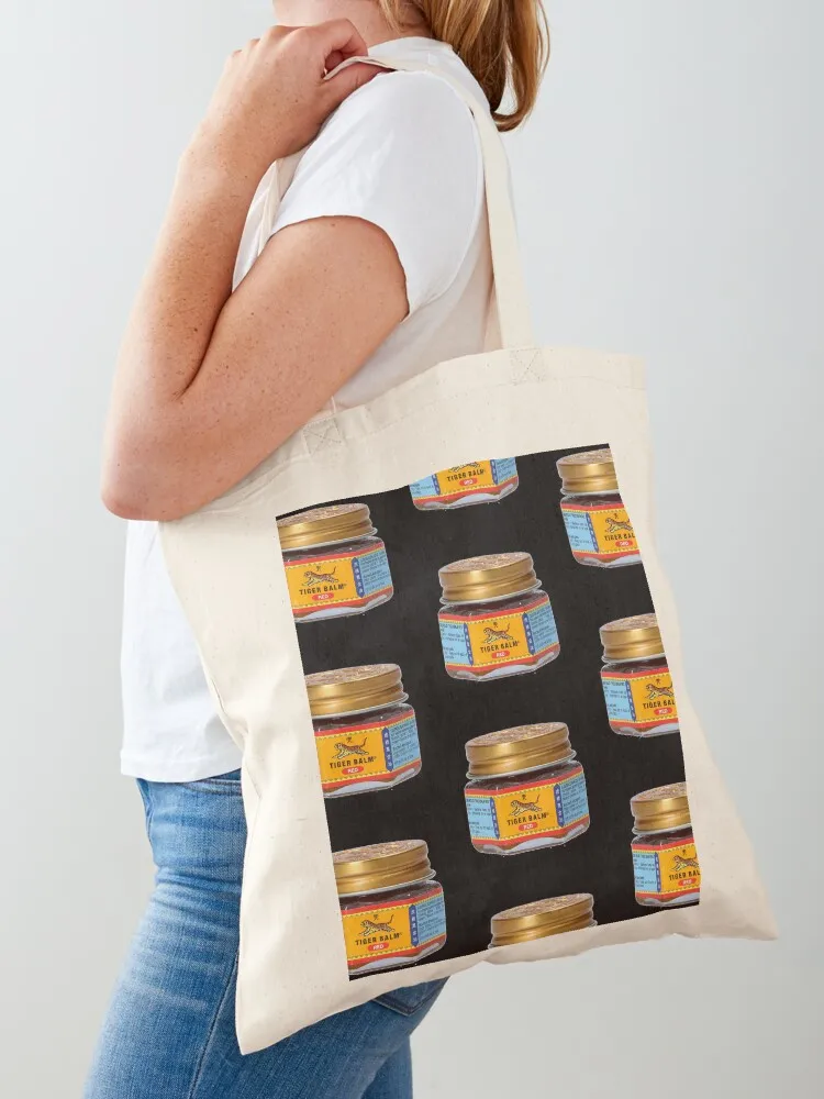 

Tiger Balm Tote Bag reusable shopping bag Women's shopping bag Handbags Handbags women