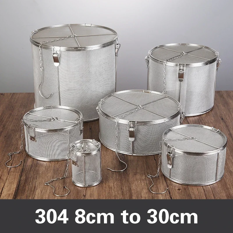Bolsa de condimentos de acero inoxidable, caja de especias con sabor a sopa de salsa, cesta mágica, olla caliente, separación de escoria, colador, colador
