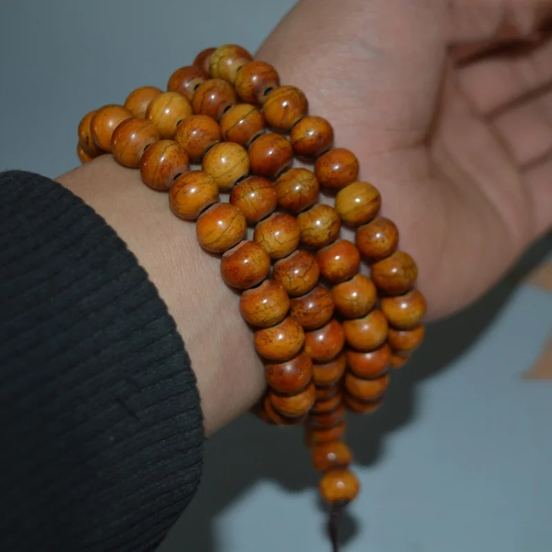 

Браслет из бусин Gaomi Deer с круглой спиртовой костью Bodhi Buddha 108