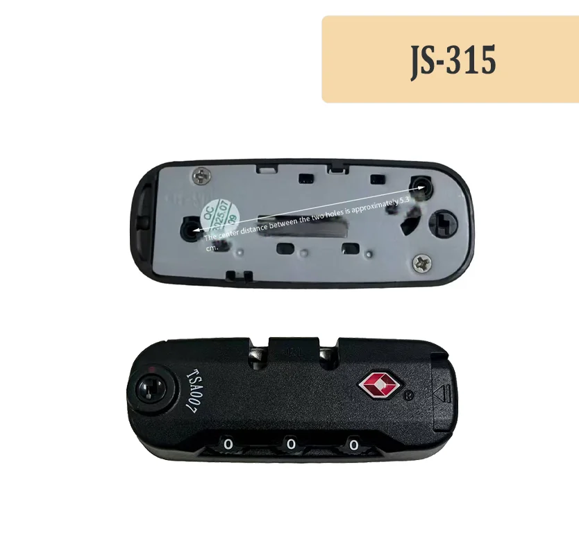 ل JS-315 قفل الأمتعة STSA007 قفل مجمع حقيبة تروللي بعجلات قفل جمركي + وظيفة قفل مجمع 2 في 1 الأمتعة الأصلية أ