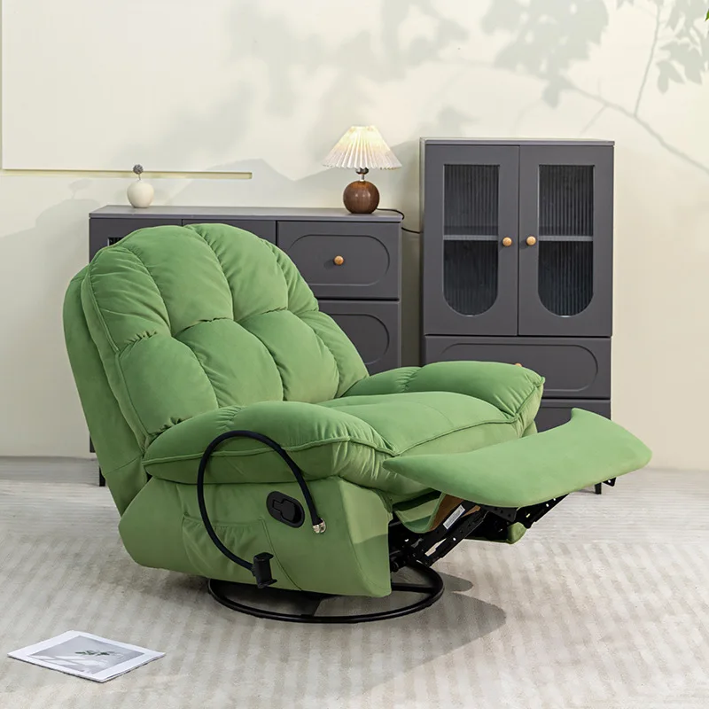 Electric function sofa space sofa cabin Internet celebrity small apartment living room home leisure single recliner lazy sofa