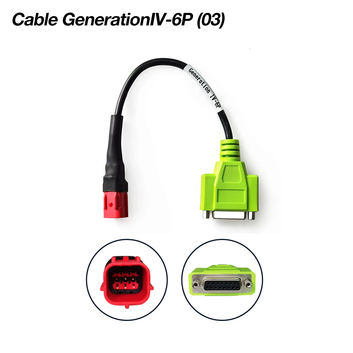 OBD2 KTM 6 Pinos Opcional Cabo Adaptador Para Motocicleta Diagnóstico Scanner Leitor de Código Para KTM Moto OBD2 OBD Conector