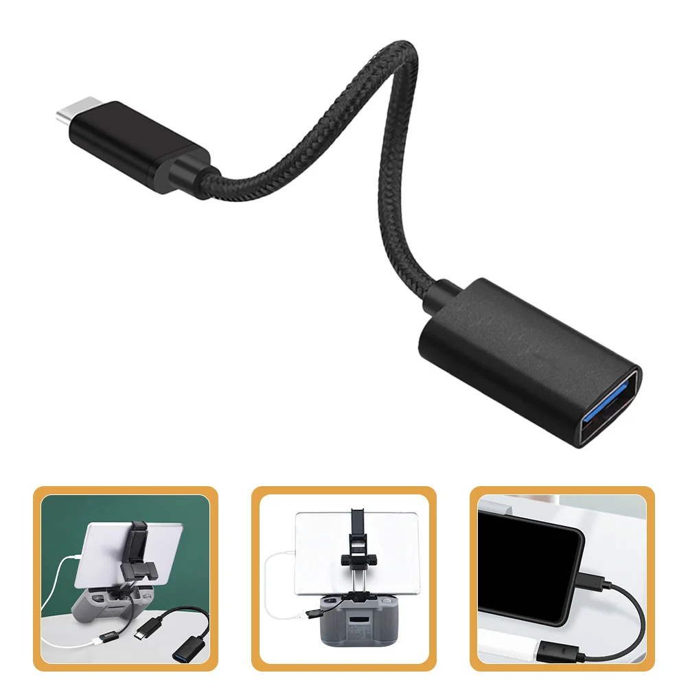 

1Pcs Otg Adapter Cable Type C to USB High-Speed Multi-Function Adapter for Drone Remote Controller Fpv Glasses Mobile Tablet