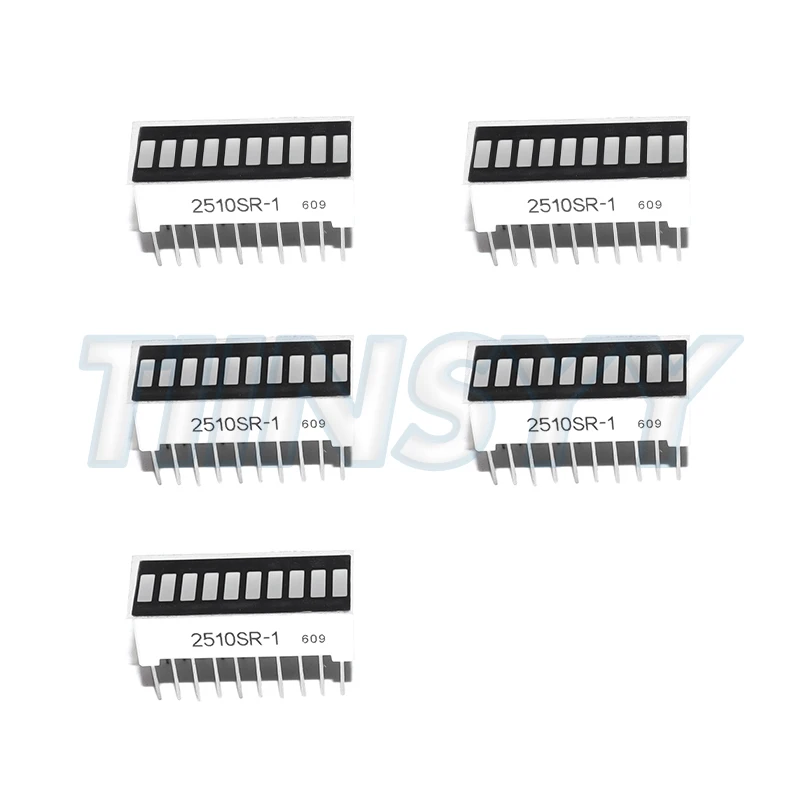 LED Display Bargraph Light 10 Segments Red Blue Yellow Green Single Color Battery Level Bar Graph for Arduino DIY