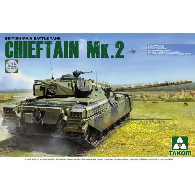 

TAKOM 2040 1/35 Британский главный боевой танк Chieftain Mk.2 — комплект масштабной модели